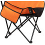 Стул раскладной Skif Outdoor Cushy Orange/black