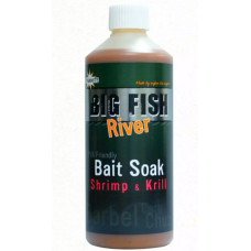 Ліквід Dynamite Baits Big Fish River Bait Soak Shrimp & Krill 500мл