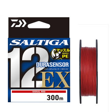 Шнур Daiwa UVF PE Saltiga Dura Sensor 12EX + Si3 300м Signal Red