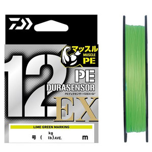 Шнур Daiwa UVF PE Dura Sensor X12 EX +Si3 LGM 150м