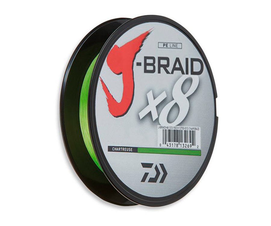 Шнур Daiwa J-Braid X8 0.06мм 150м Chartreuse купить по низкой цене