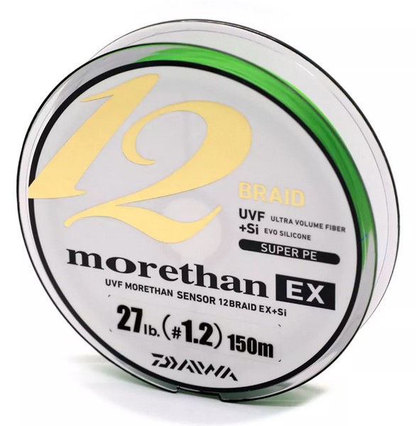 Шнур Daiwa UVF Morethan Sensor 12 Braid Ex+Si 150м #0.8 купить по